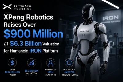 XPeng Robotics Raises Over $900 Million at $6.3 Billion Valuation for Humanoid IRON Platform