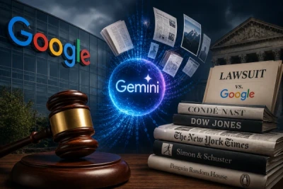 Google Faces New AI Lawsuit From Major Publishers Over Gemini Training Data