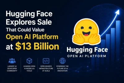 Hugging Face Explores Sale That Could Value Open AI Platform at $13 Billion