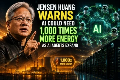 Jensen Huang Warns AI Could Need 1,000 Times More Energy as AI Agents Expand