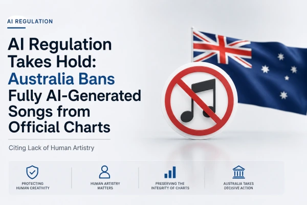 AI Regulation Takes Hold: Australia Bans Fully AI-Generated Songs from Official Charts, Citing Lack of Human Artistry